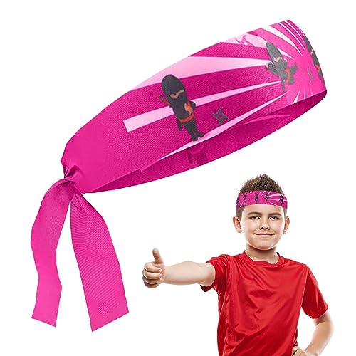 Tiara Karate Kid - Faixa atlética estilo gravata crianças desenhos animados treino suor - Tiara de k