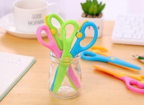 Image of KRAFTMASTER 2PCS Plastic Preschool Training Scissors - Classic Style - Safety Scissors for Children 3+