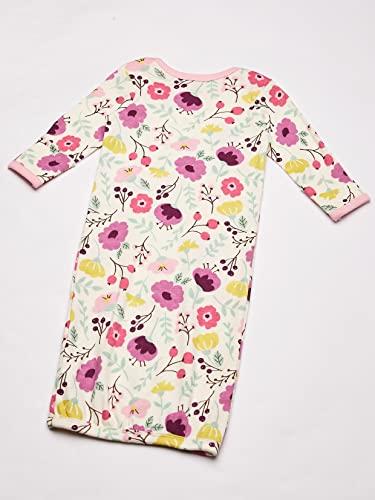 Touched By Nature Unisex Baby Organic Cotton Gowns, Botanical, 0-6 Months Us #TOP4