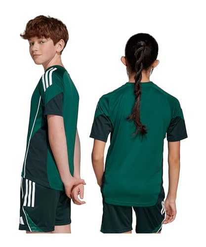 Image of adidas Kids Polyester Regular Fit TIRO 3-Stripes Jersey