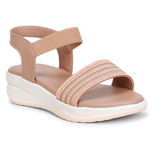 H.M. Fashion Womens Wedges Sandal Casual Wear Heel Sandal (B08XK76TY8) Amazon Price History, Amazon Price Tracker