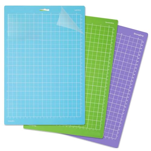 Bloepum Cutting Mat for Joy Xtra, 8.5x12Inch Standard Grip & Light Grip Cutting Mats Set, for Joy Extra Accessories,E