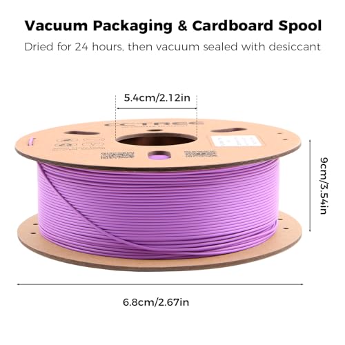 Filament PLA mat 1.75mm anti-stries et buse bouchée grâce à la précision dimensionnelle 1kg