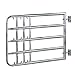 Produktbild Weidetor Weidezauntor Weide Tor verzinkt 300 x 90 cm verstellbar 112 - 300 cm