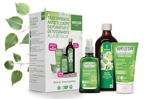 Weleda Kit Trio Betulla: Decotto, Olio Cellulite e Gommage