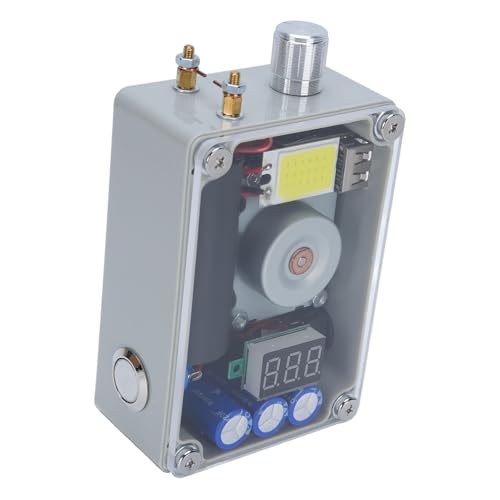 Cargador de Emergencia de Manivela, con Linterna COB y Voltímetro LCD - para Camping al Aire Libre y Supervivencia miniatura 2