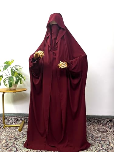 Image of NAZNEEN Saudi Jilbab Full Length and Noise Pc MATT NIDA Fabric with extra panel to cover face