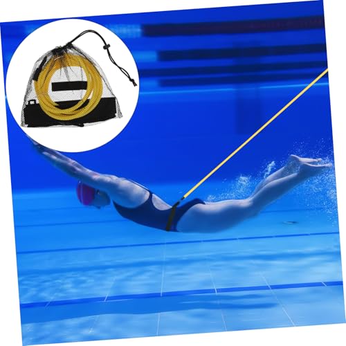 Kit de entrenamiento de resistencia para natación con banda elástica ajustable miniatura 7