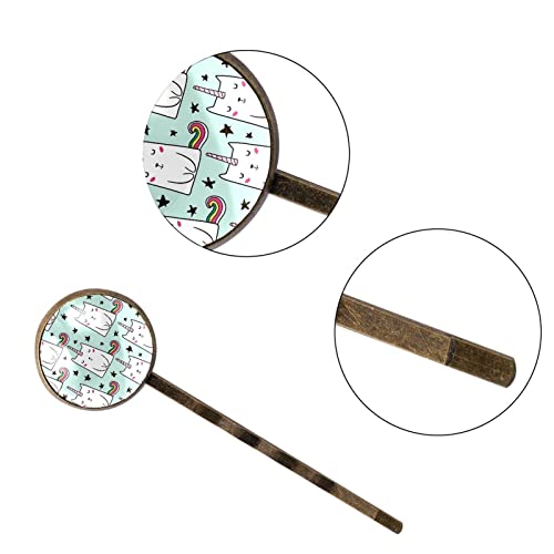 Barrettes et épingles à cheveux chat licorne pour accessoires coiffure fille - 3