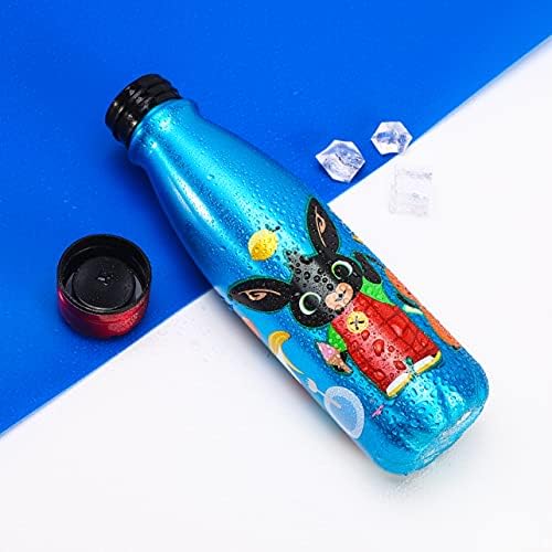 Bing 600ml Aluminium Water Bottle for Kids Childrens Back to School Drinks Bottle BPA Free