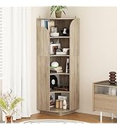 Amazon｜Timechee 本棚 5段 木製 幅40×奥行40×高さ150cm おしゃれ