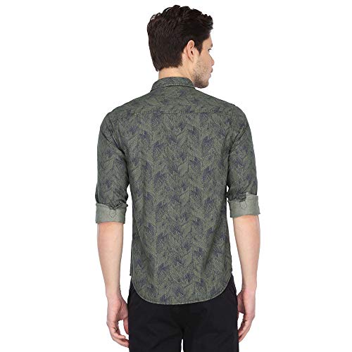 Image of Pepe Mens Printed Casual Shirt