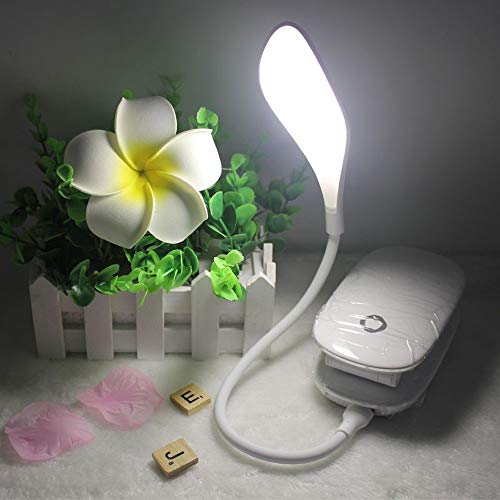 Lampe de lecture LED USB à bras flexible et éclairage rectangulaire