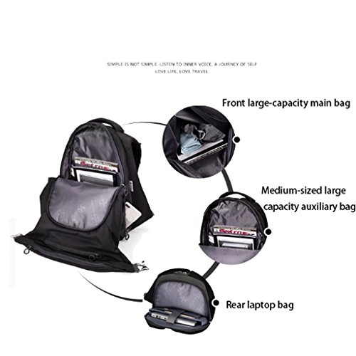 DEI QI Zaino da Uomo Zaino Impermeabile Zaino per