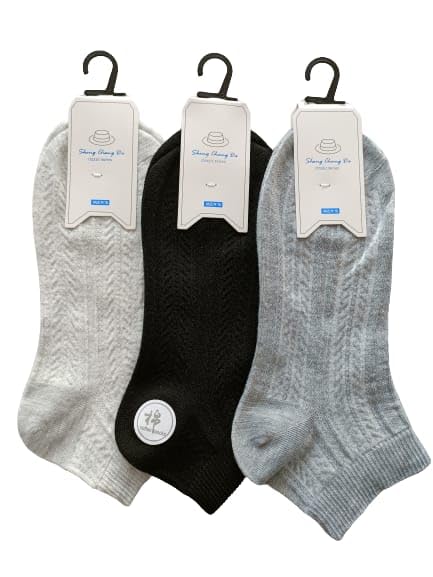 Ankle Socks for Men & Women (Unisex) Made With Durable, Breathable Cotton, Anti Odour & Anti Bacterial - Pack of 3, Free Size-picture-54