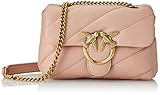 pinko Pinko Love Mini Puff Maxi Quilt 8 CL, Borsa Donna, O81Q_Cipria-Antique Gold, U