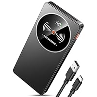 Power Bank Fast Charging 10000mAh, PD3.0 QC4.0 22.5W Portable Charger USB C Input & Output, Powerbank with LED Display, Battery Pack Compatible with iPhone16/15/14/13/12, Samsung, Android More, Black