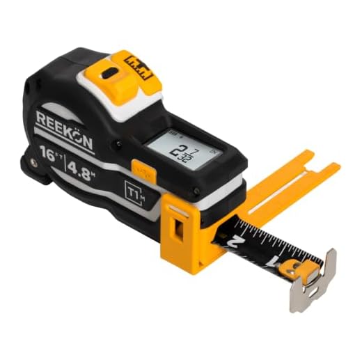 REEKON T1M Utility Digital Tape Measure 16ft