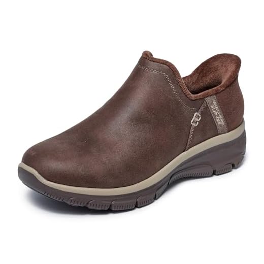 Skechers Easy Going Modern Hour, Botas Cortas al Tobillo Mujer, Chocolate, 37 EU