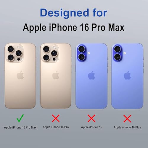 Image of AIBEX Clear Mag-Saf Case for iPhone 16 Pro Max - 1,500 G Strong Magnetic Lock, Crystal-Clear Anti-Yellowing Back | Military-Grade Drop Protection | Camera Guard, Slim & Lightweight - Grey