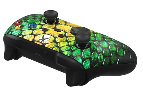 Image of Custom Controllerzz Wireless Controller for Microsoft Xbox Series X /S & Xbox One - Custom Soft Touch Feel - Custom Series X /S Controller (X /S Viper Grid)