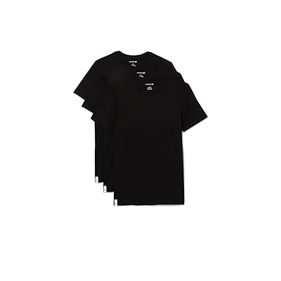 Lacoste 3 Pack Crew Neck Slim Fit Essential T Shirt Men