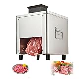 Cortadora De Carne Eléctrica 1500w,Cortadora De Cubos,Cortadora De Verduras,Acero Inoxidable para Res Pollo Pescado Y Verduras,20mm