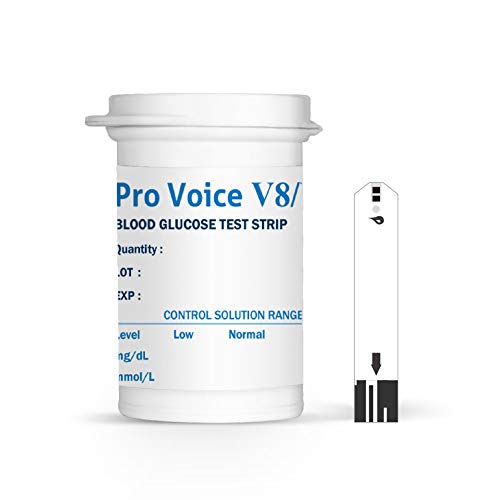 FORA Pro Voice V8/V9 Blood Glucose Test Strips – 50 Count | Fast & Accurate Diabetes Testing