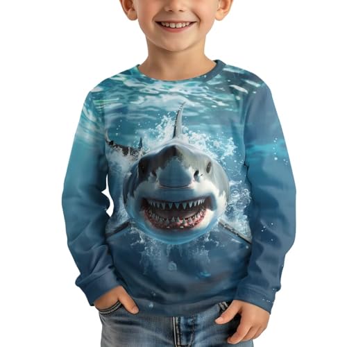 Image of Uourmeti Teens Girls Long Sleeve T Shirts Fall Outfits Boys Active Sportswear Running Tops
