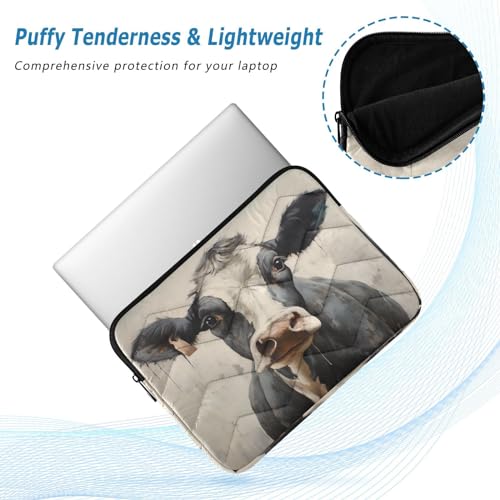 Funda para portátil Vintage Cow 13-14 pulgadas impermeable miniatura 5
