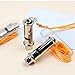 JLEivvi Whistle, 2 Pcs Metal Police Whistle with Lanyard Security Bobby Style Super Loud Emergency for Hike Climb Camp Outdoor, Silver