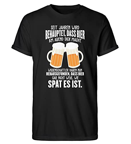 Biertrinker Oktoberfest haut ample noir XXL pour homme à forte carrure