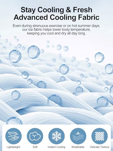 Odoland Men's 3 Pack Seamless Compression Shirt Body Shaper Vest, Ice Silk Invisible Shapewear Tank Tops4