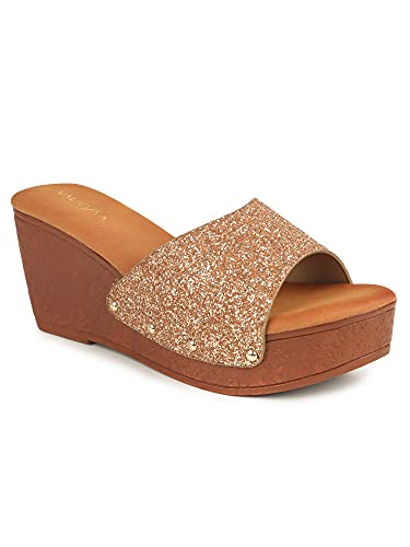 Image of Valiosaa Rose Gold Women Heels - 1637RG 40