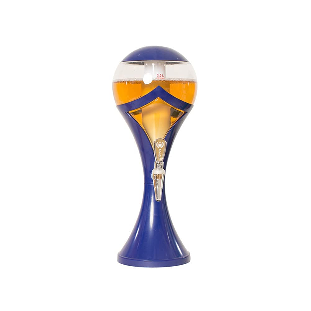 Mu 3 Beer Tower, Beer Keg Dispensers 1.5L/2.0L/.0L Lager Wine Making For Wine Party Water Juice Drinks Liquid Bar Ware Beer Tap,,0L