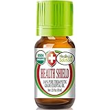 Healing Solutions Health Shield Organic Essential Oil - 10 ml (0.33 oz) - Pure, Undiluted Aromatherapy - Therapeutic Grade Essential Oils