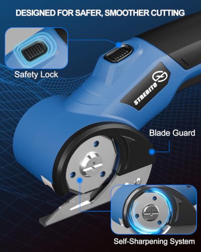 STREBITO Cordless Electric Scissors, 4V Electric Box Cutter for Cardboard - image 4