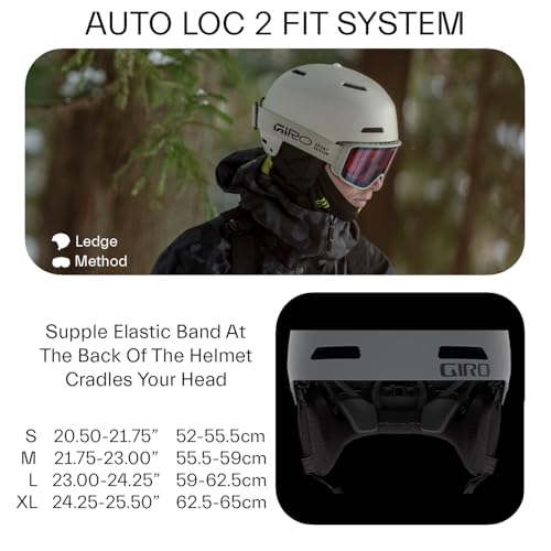 Giro Ledge MIPS Snow Helmet - Matte Stone - Size L (59-62.5cm)