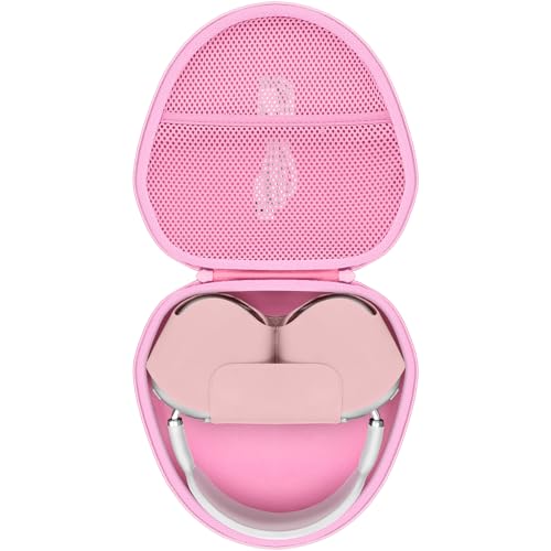 Baval �n�[�h�g���x���P�[�X Apple AirPods Max���C�����X�I�[�o�[�C���[�w�b�h�t�H���p (�s���N�P�[�X)