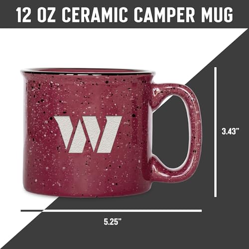 Mug Commanders de Washington NFL en céramique avec gravure laser premium - 8