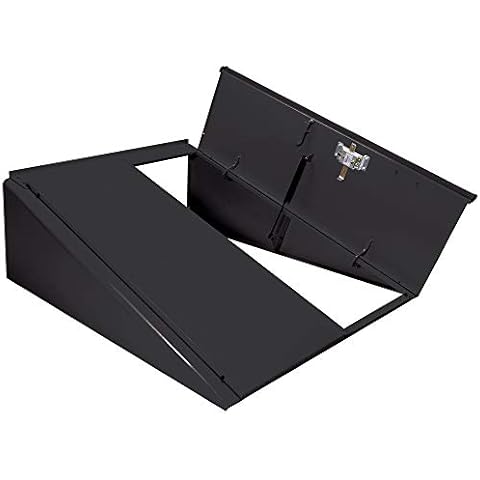 BILCO Size C Basement Door - Powder Coat Finish and keyed Lock kit (Black) Cover