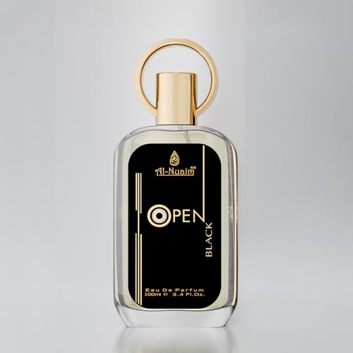 Image of Al-Nuaim Open Black Eau De Parfum For Men & Women - 100ml | Long Lasting Perfume
