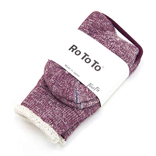 [���g�g] DOUBLE FACE SOCKS�mR1001�n25�`27cm GRAPE