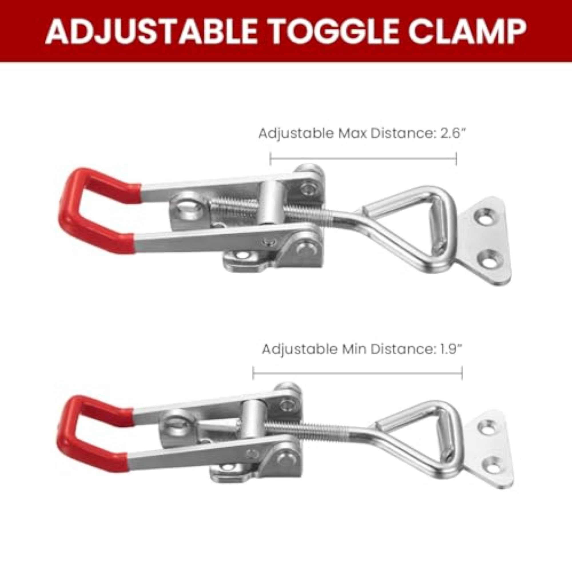 6 Pc Heavy Duty Toggle Latch Clamp