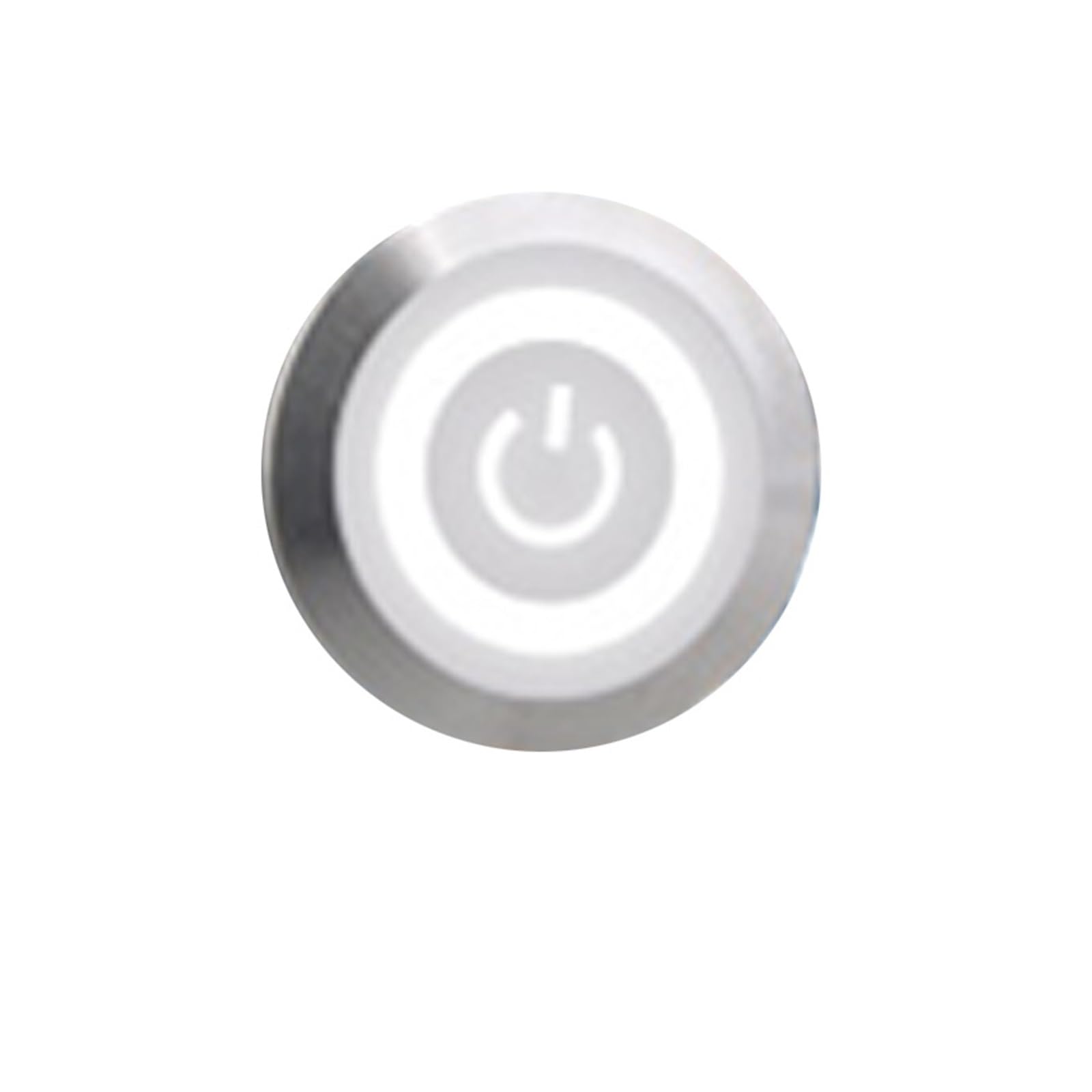Bouton-poussoir 22mm étanche en métal pour automatisme de portail et éclairage extérieur
