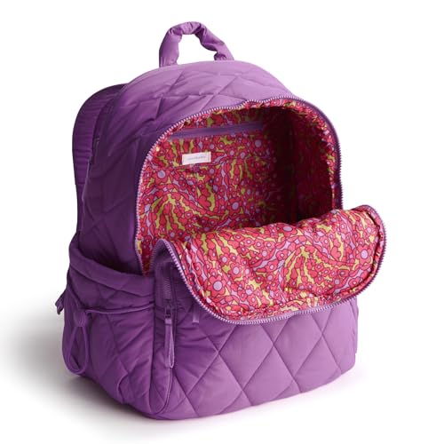 Image of Vera Bradley Women's Featherweight Bancroft Backpack, Iris Orchid, One Size