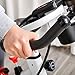 HOMCOM Bicicleta Estática Bicicleta de Fitness Pantalla LCD Asiento y Manillar Ajustable...