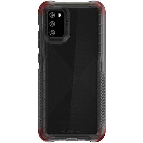 Image of Ghostek COVERT Galaxy A02s Case with Clear Slim Fit Design and Anti-Slip Grip Bumper Premium Shockproof Protection Thin Protective Phone Cover Designed for 2021 Samsung Galaxy A02 s (6.5 Inch) (Smoke)