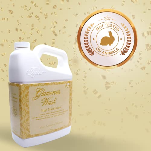 Tyler Candle Company Glamorous Wash High Maintenance Fine Laundry Detergent - Luxury Liquid Laundry Detergent - Hand And Machine Washable - With Worldwide Nutrition Multi Purpose Key Chain (64 Oz) #TOP4