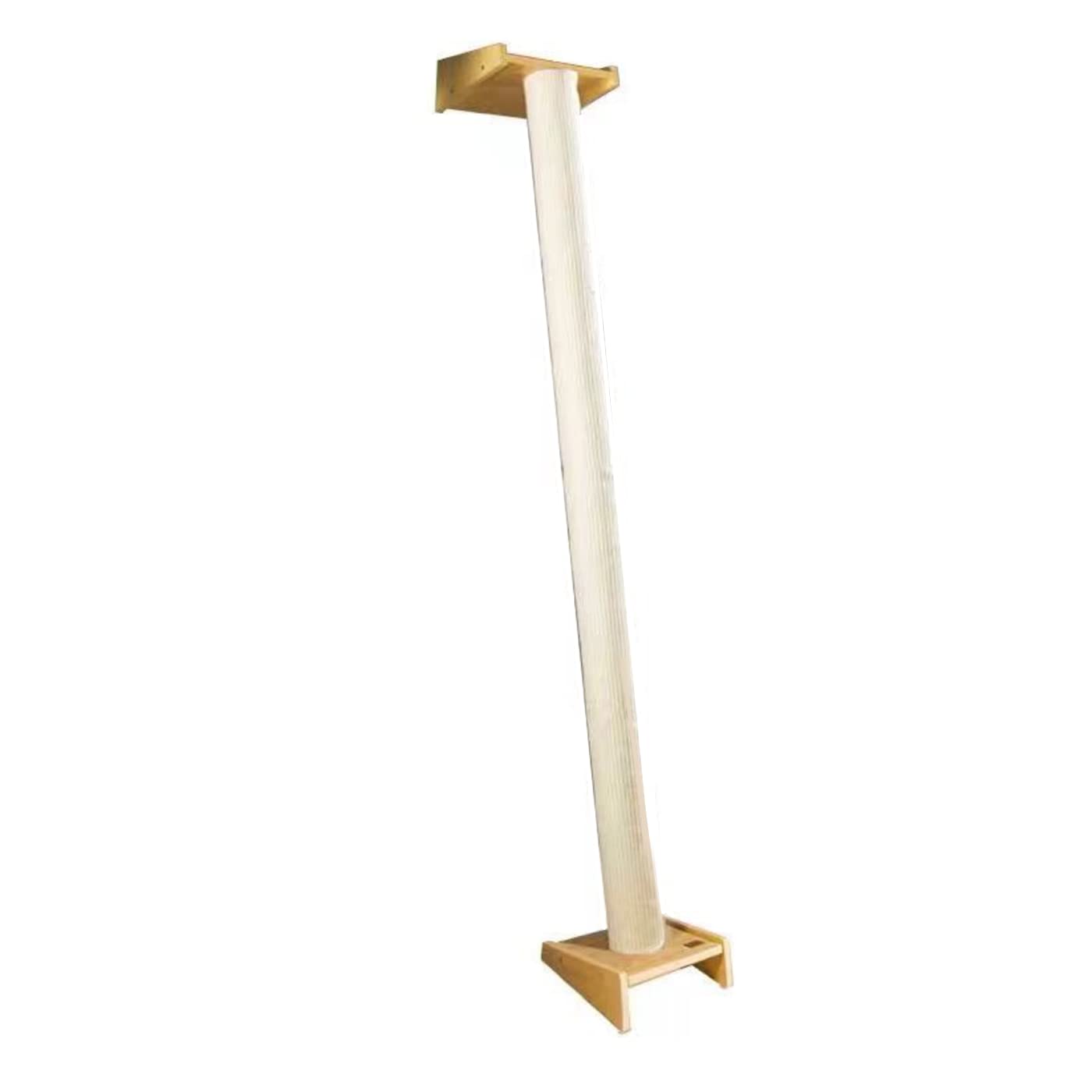 SHENGOCASE Modern 78.7“ Tall Leaning Cat Tree Tower Scratching Post Pillar with Bed Perch, Wall Mounted Cat Shelves for Window (Sisal Cover) - image 7